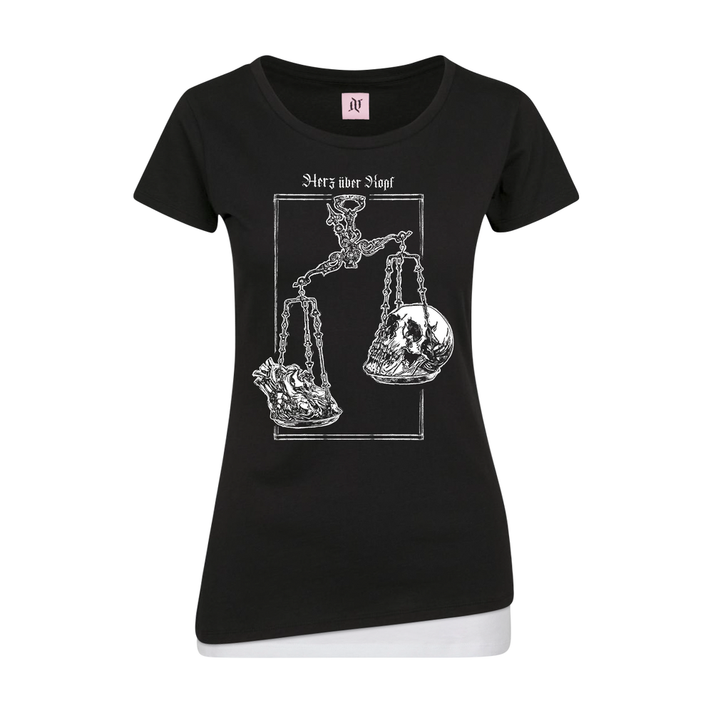 Herz über Kopf - Girlshirt