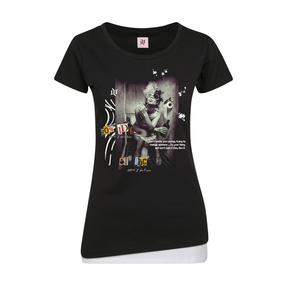 IDK IDC - Girlshirt